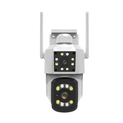 Dual Lens 360 Degree PTZ WiFi Security Camera