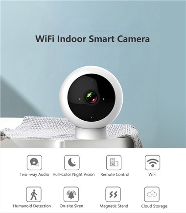 Mini Indoor Outdoor Security Camera Magnetic Bracket